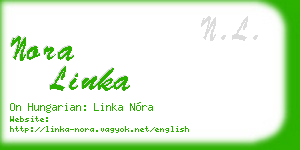 nora linka business card